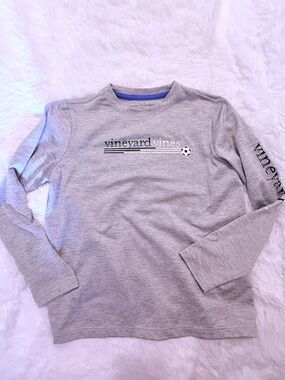 Vineyard Vines Boys Performance Soccer Long Sleeve Shirt
